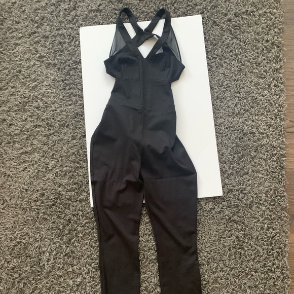 BEbe black  jumpsuit - Picture 1 of 6
